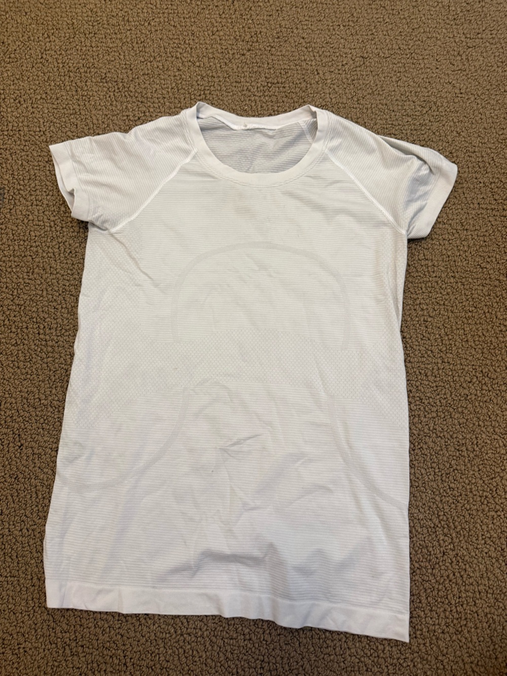 lululemon athletica White Short Sleeve Seamless Tee